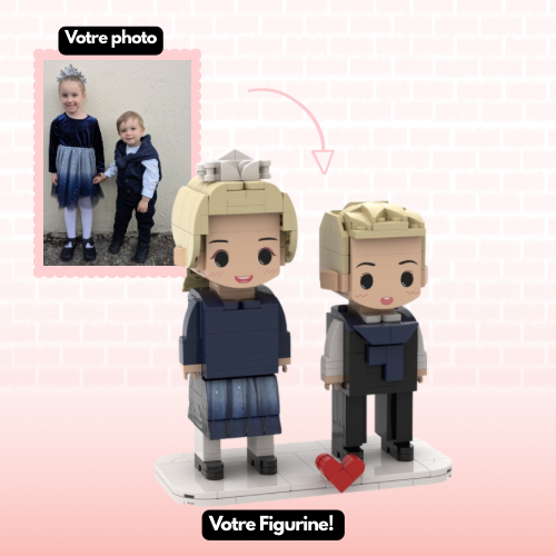 Figurines personnalisées style LEGO - Couple/Seule💌 - Mon Lego