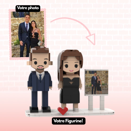 Créez votre figurine LEGO personnalisée – Couple ou Solo
