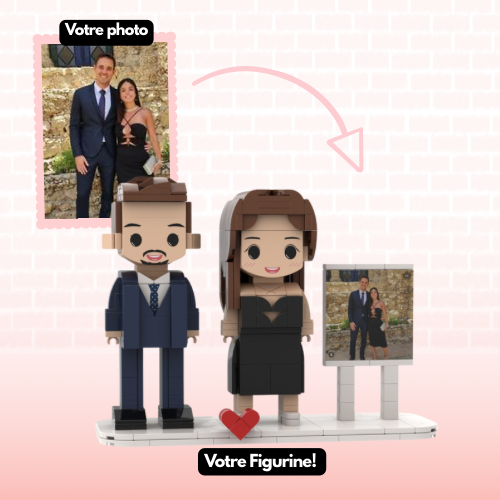 Figurines personnalisées style LEGO - Couple/Seule💌 - Mon Lego