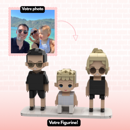 Figurines personnalisées style LEGO – Famille 👨‍👩‍👧‍👦 - Mon Lego