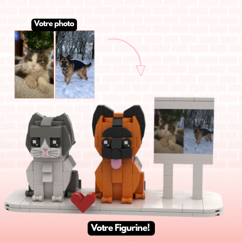 Figurines personnalisées style LEGO – Animaux 🐶 - Mon Lego