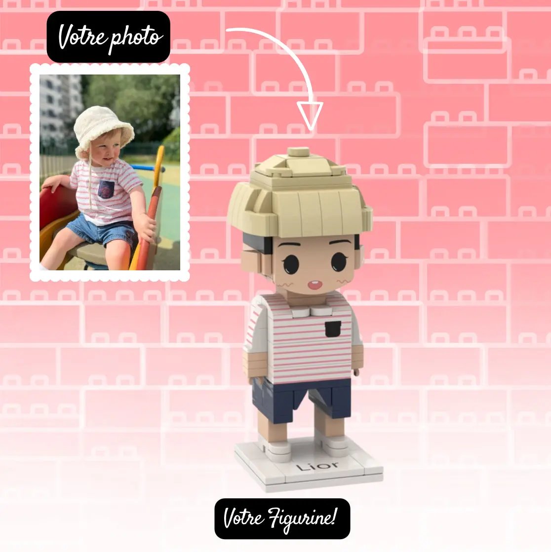 Créez votre figurine LEGO personnalisée – Couple ou Solo - Mon Lego