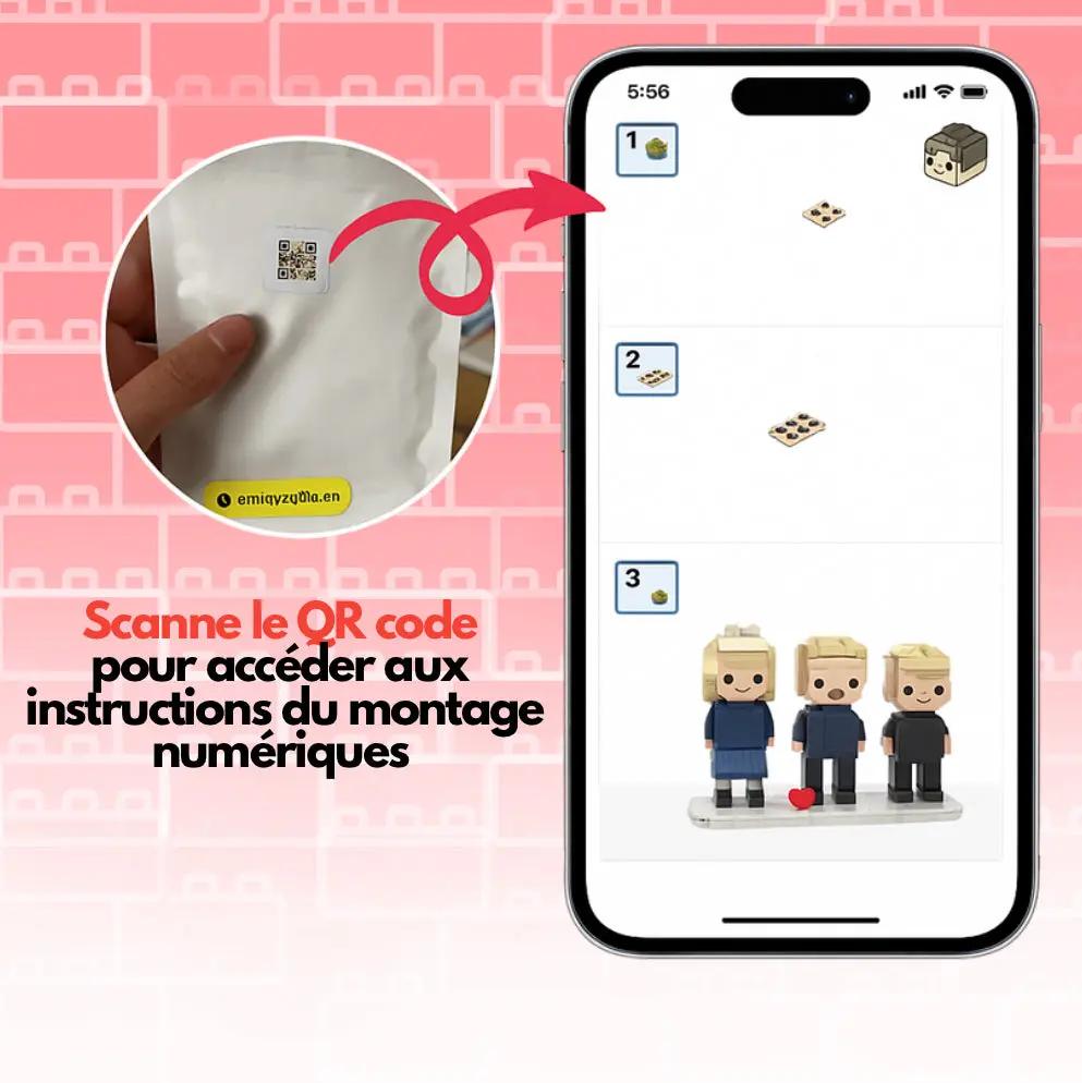 Créez votre famille en figurines LEGO personnalisées 👨‍👩‍👧‍👦 - Mon Lego