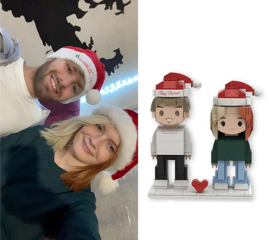 Figurines personnalisées style LEGO - Couple/Seule💌