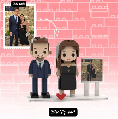 Créez votre figurine LEGO personnalisée Couple–ou Solo Mon Lego