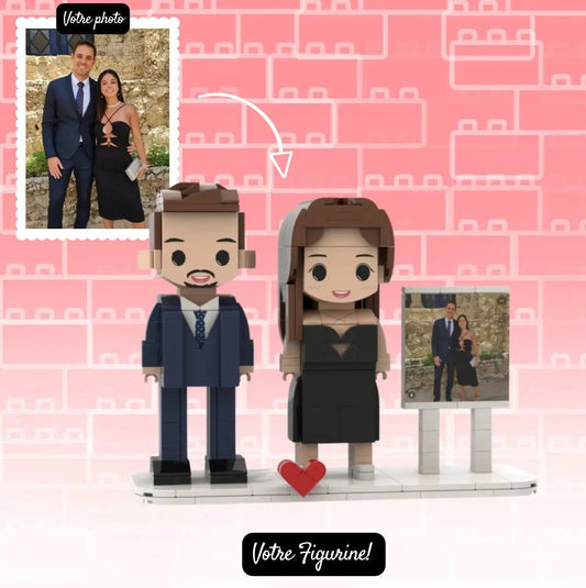Créez votre figurine LEGO personnalisée Couple–ou Solo Mon Lego