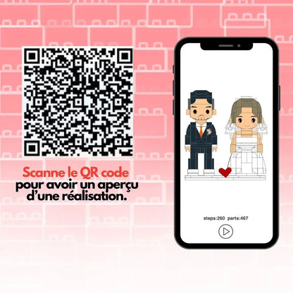 Créez votre figurine LEGO personnalisée Couple–ou Solo Mon Lego